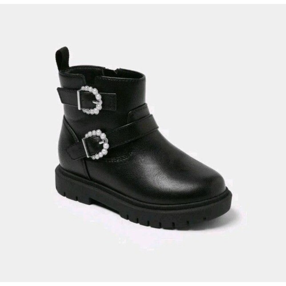 Sold! Cat & Jack Toddler Girls' Evie Lug Sole Ankle Boots Black